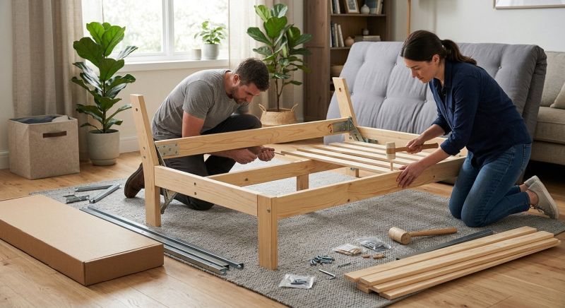Couch Assembly in Denver, CO