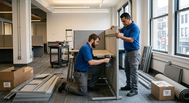 Office Desk Assembly in Denver County, CO