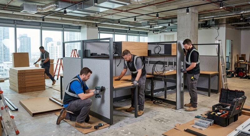 Office Desk Assembly in Denver County, CO