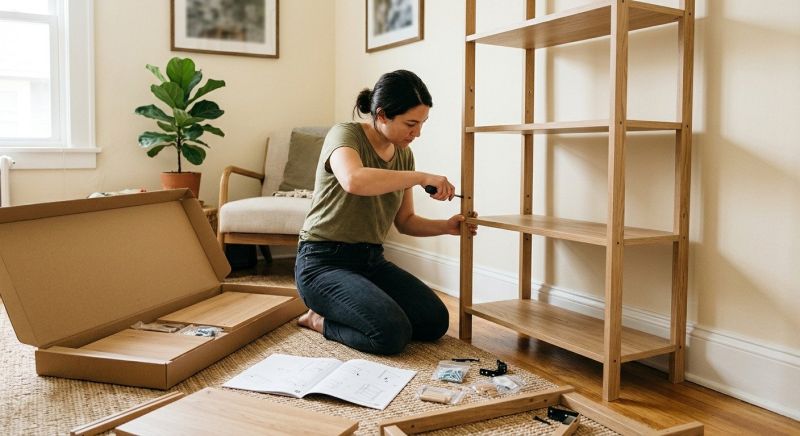 Shoe Rack Assembly in Overland Park, KS