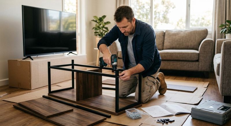 Tv Stand Assembly in Denver County, CO