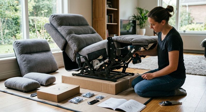 Couch Assembly in Alpharetta, GA